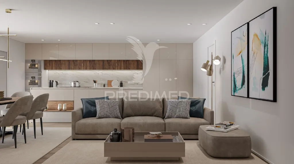 Séjour - T3 Apartment with Open Space in Real
