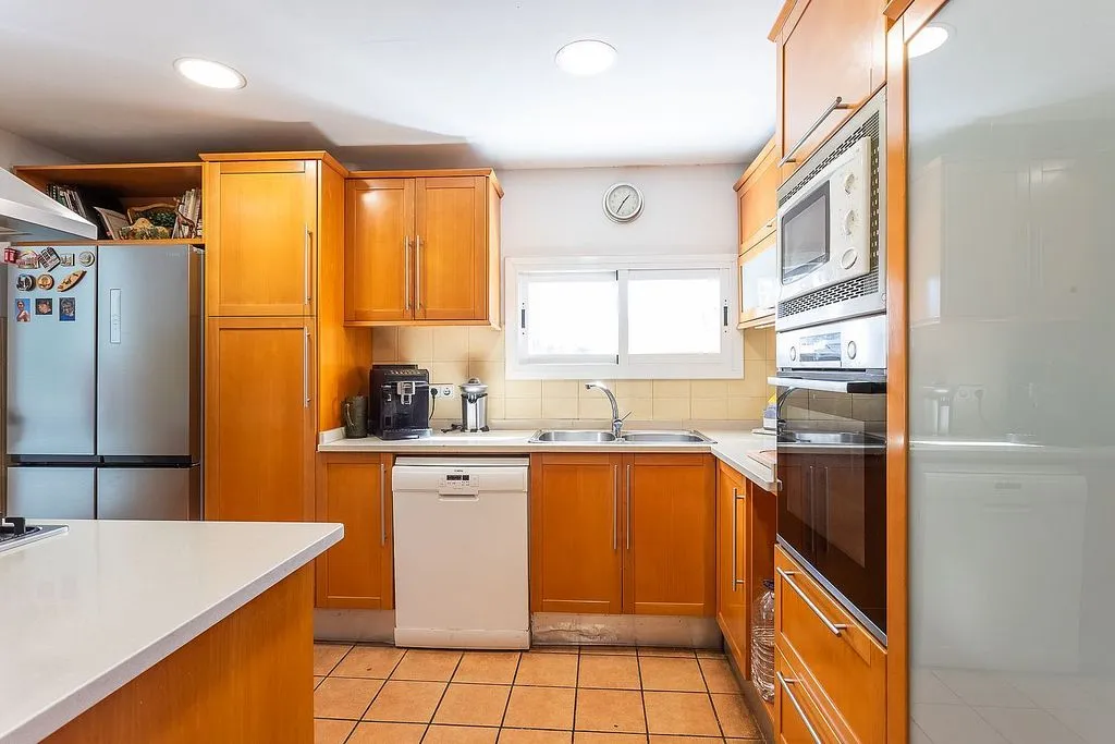 Kitchen - Apartment with Pool and Terrace in Sarrià
