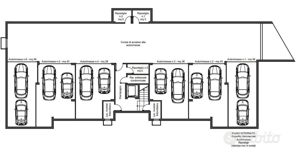 Plan - Modern Apartment with Terrace in Perugia