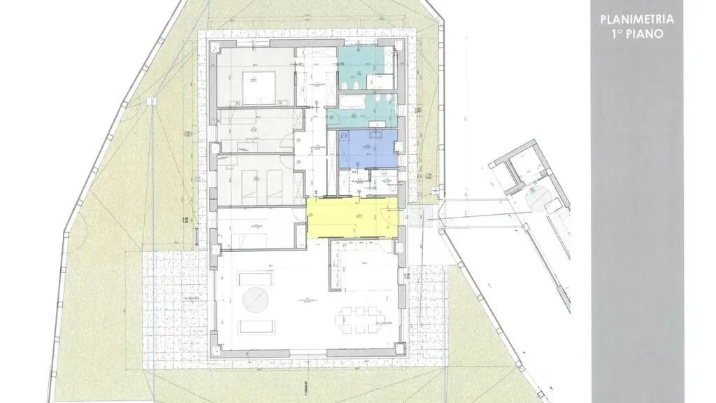Planimetria - Architectural Villa with Garden in Pordenone