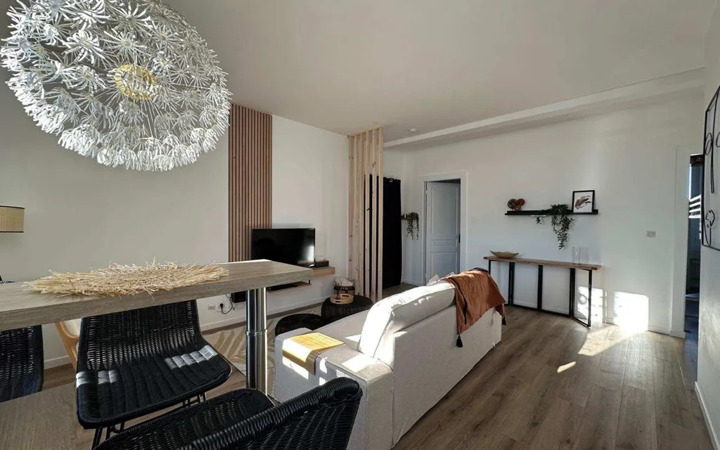Séjour - Appartement 3 pièces à Soustons