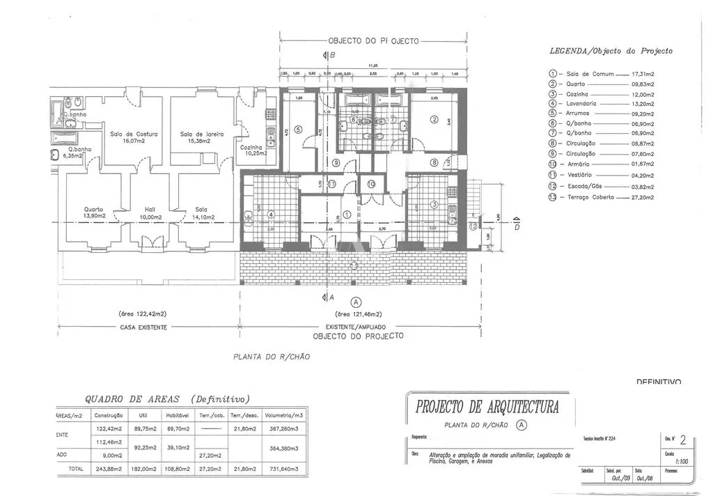 Plan - Traditional Villa with Pool in Boliqueime