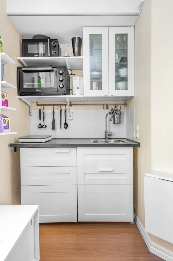 Köök - City Centre Flat with Office Potential in Linköping