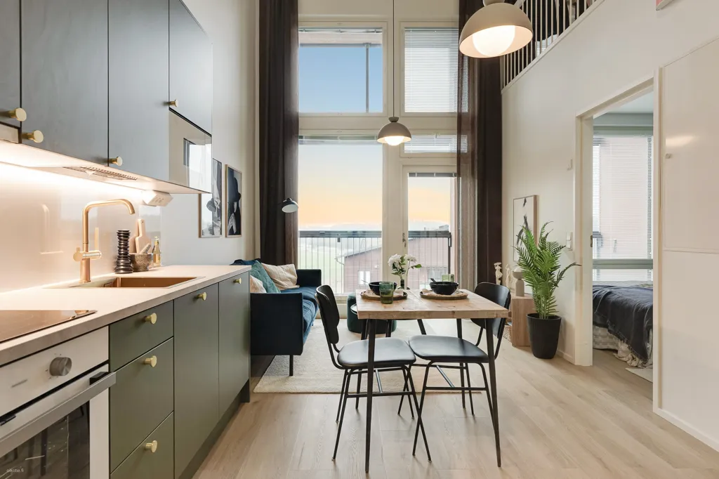 Cucina - Modern Loft with Balcony in Kaarina