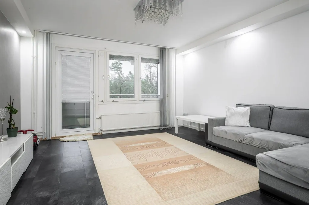 Séjour - Bright 2nd Floor Flat with Balcony on Granövägen