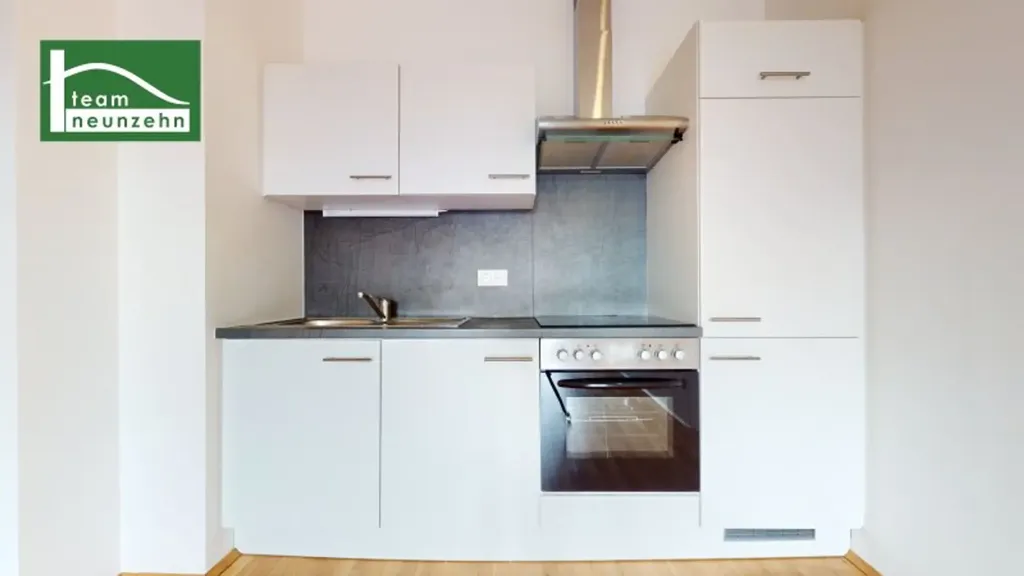 Kitchen - 2-Bedroom Apartment with Balcony in Brauquartier, Graz