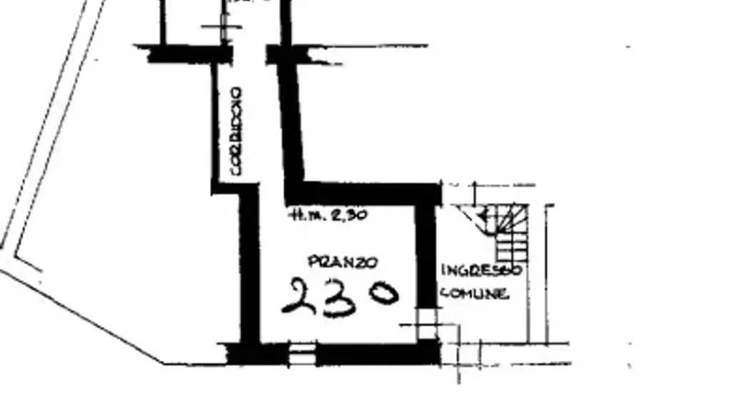 Plaan - Terraced House with Solarium in Serramazzoni