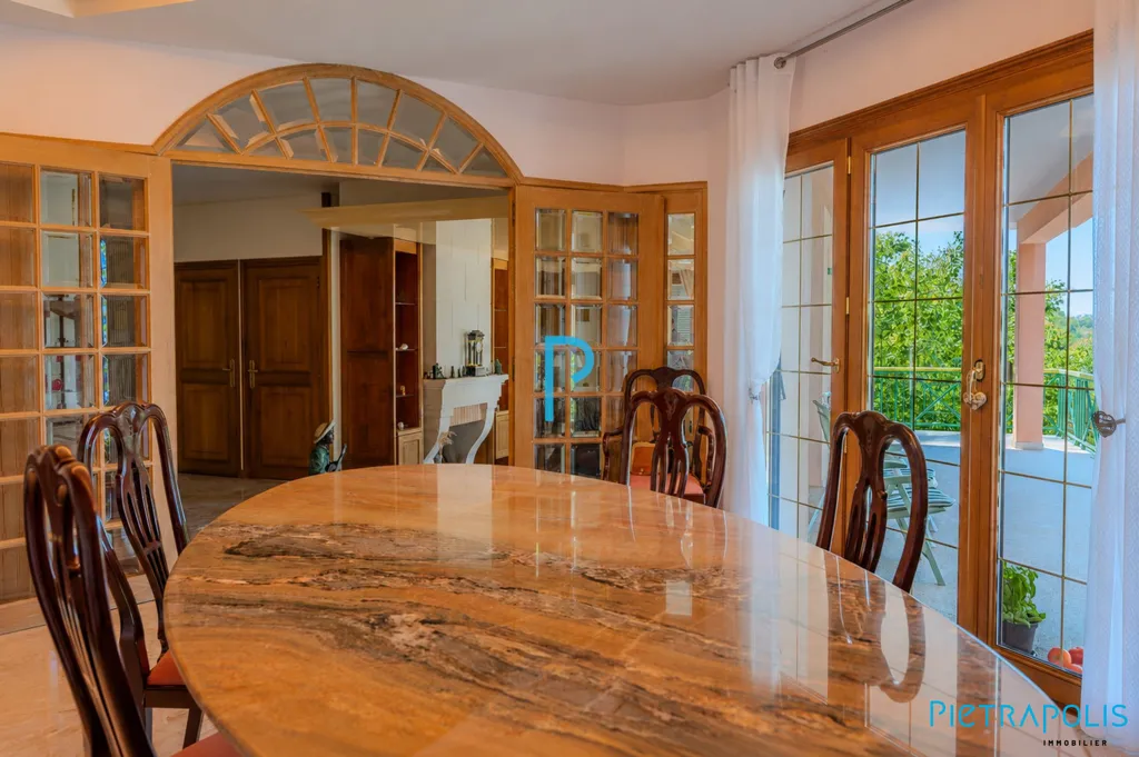 Dining Room - Architect-Designed House with Garden in Thizy
