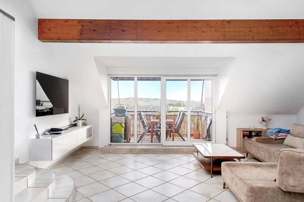 Séjour - Appartement Loft avec Balcons Sud à Mondorf-les-Bains