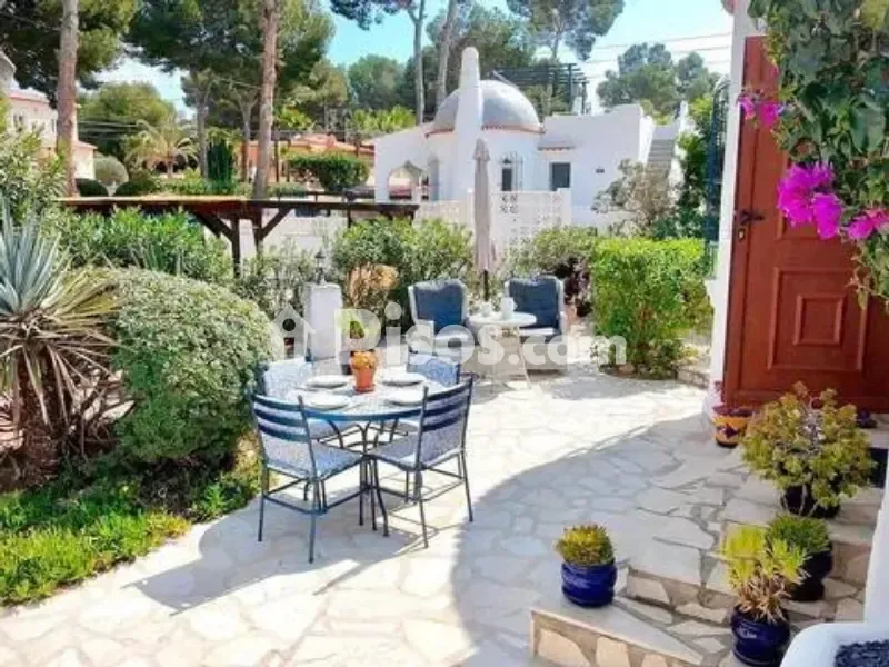Terrace - Morisco-Style Bungalow with Pool in Cap Blanc, Moraira