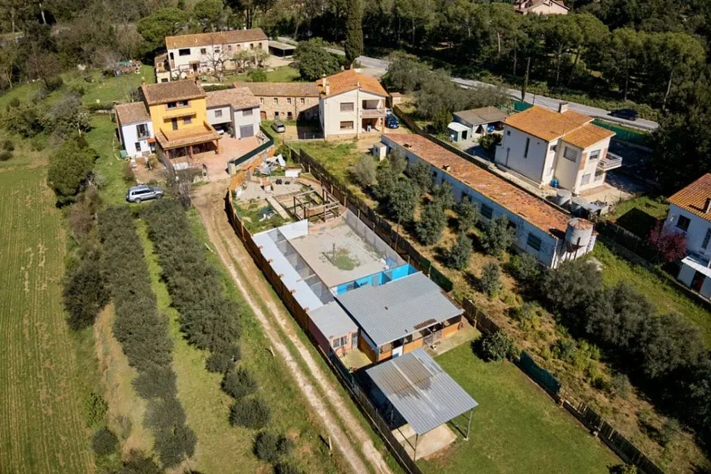 Vue aérienne - Rustic Masía with Equestrian Facilities in L'Ametlla del Vallès