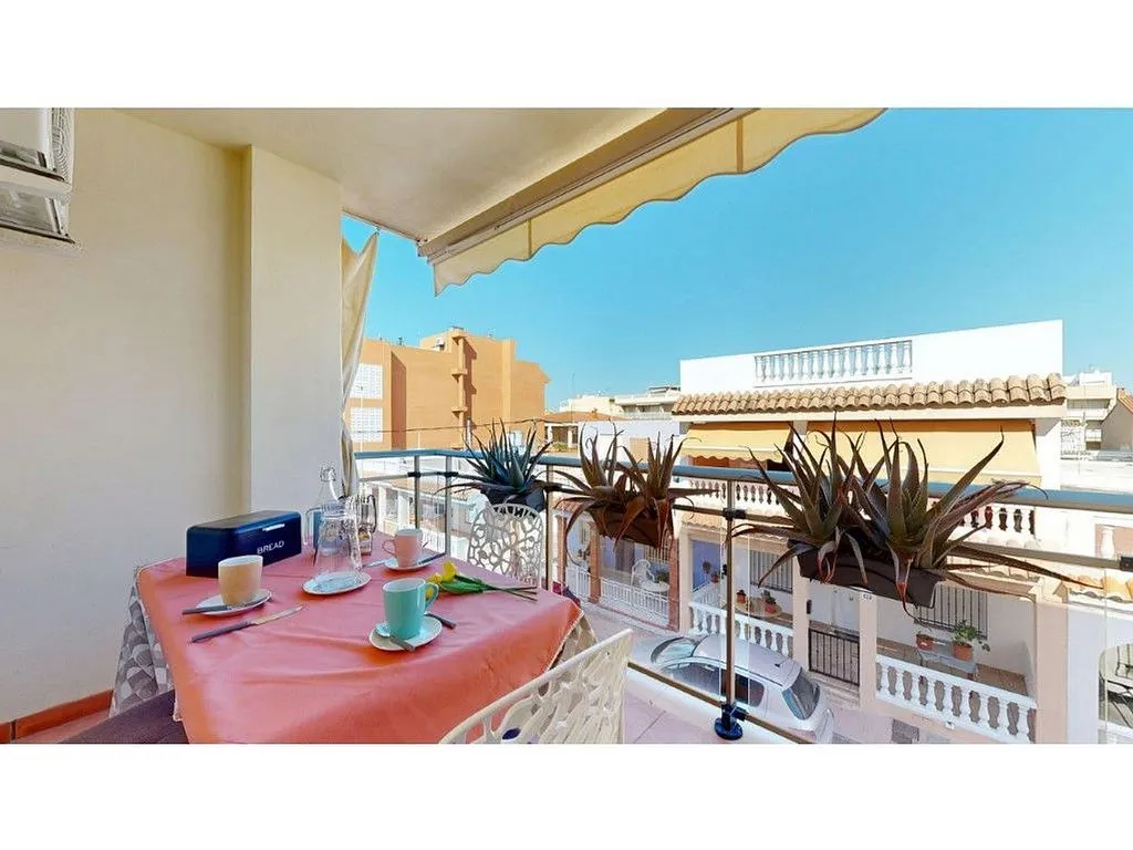 Balcon - 1-Bedroom Apartment with Terrace in Chilches