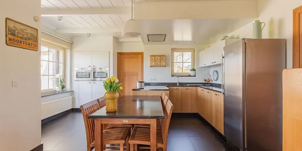 Cuisine - Villa avec Jardin et Vue sur les Prairies à Breendonk
