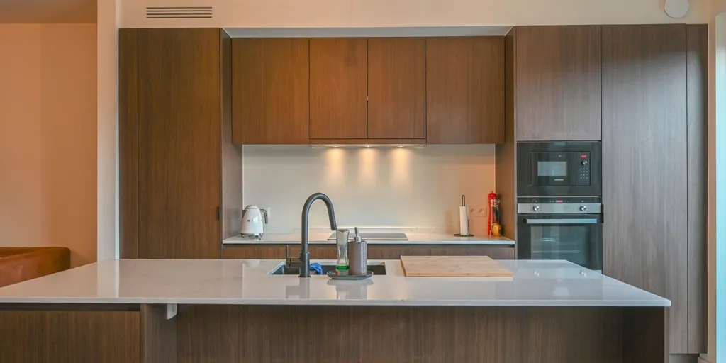 Cucina - Eco-Friendly Modern House with Terrace in Waregem