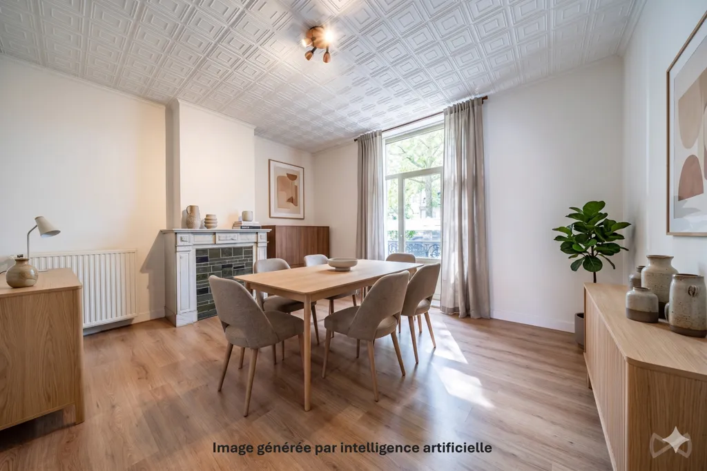 Salle à manger - Maison Familiale de 4 Chambres avec Jardin à Forest