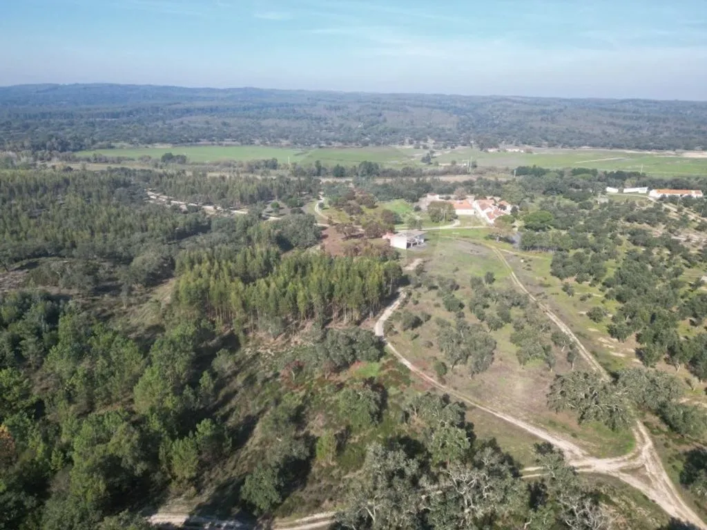 Aerial - Luxury House with Pool in Almeirim