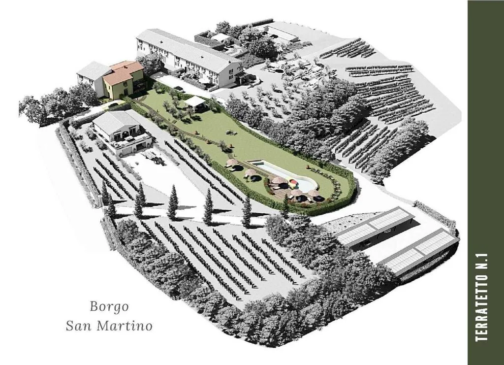 Luxury Terratetto with Garden in Montecarlo, Tuscany