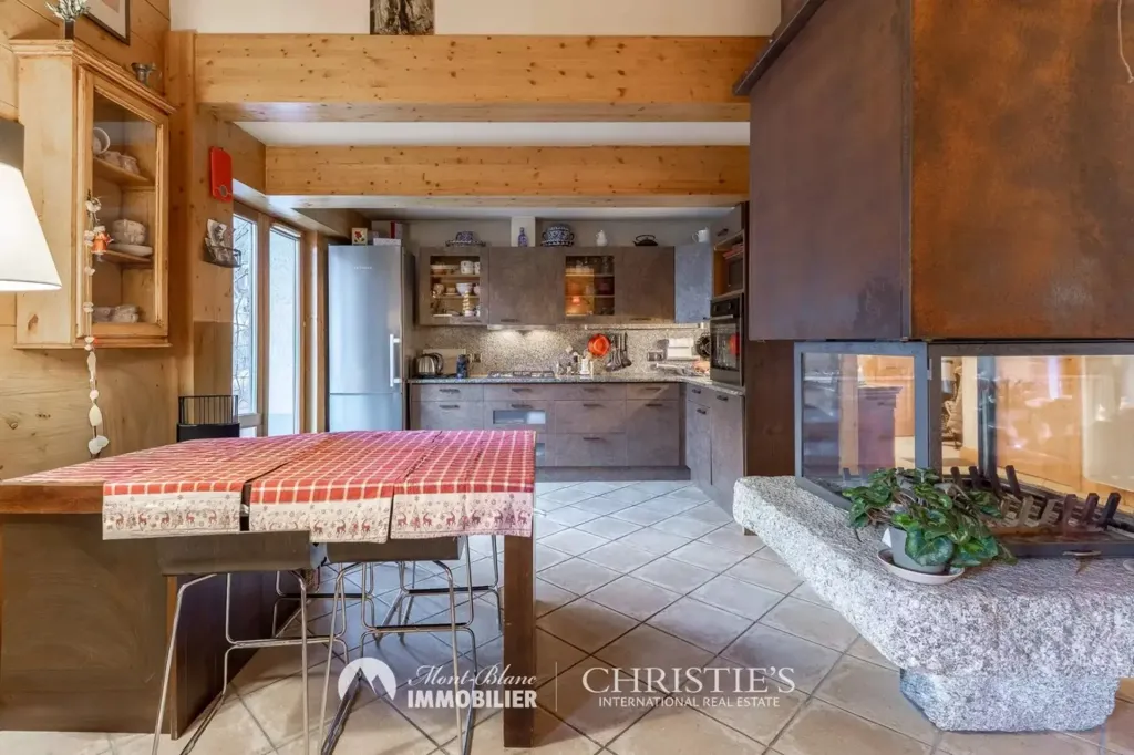 Cucina - Luxury Duplex with Mountain View in Chamonix
