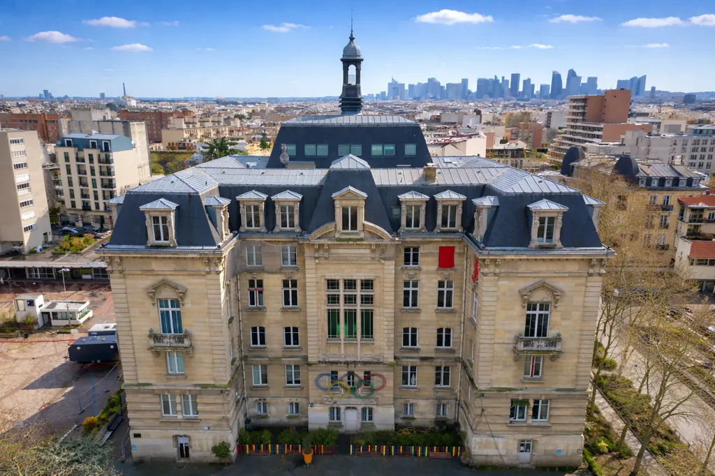Vue aérienne - Appartement Rénové au Calme à Colombes