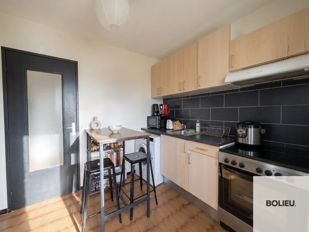Cucina - Studio with Balcony in Annemasse