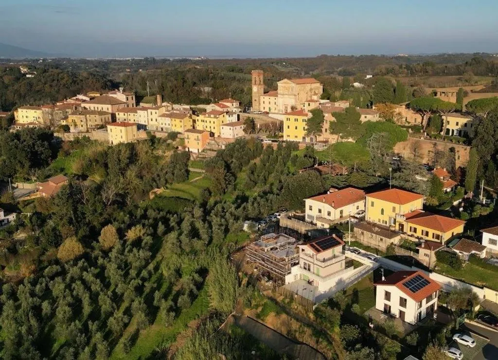 Vue aérienne - Luxury Villa with Panoramic Views in Crespina Lorenzana