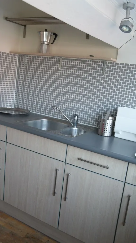 Köök - Gemeubileerd Flat with Park Access in Eindhoven