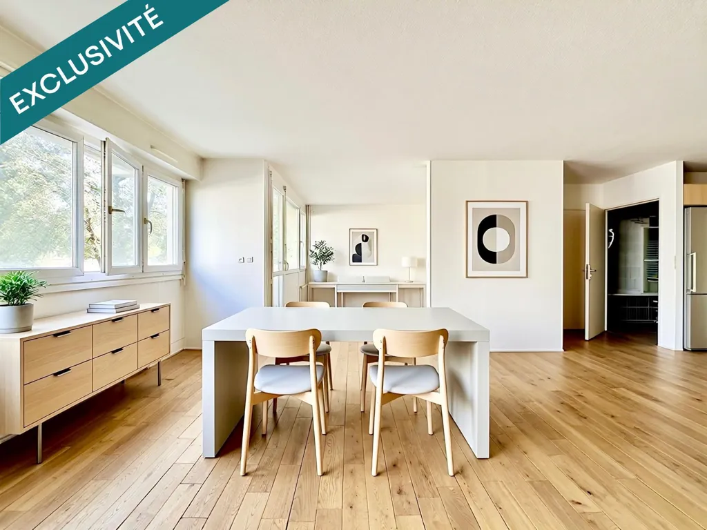 Sala da pranzo - Bright T3/T4 Flat with Balcony in Bourgoin-Jallieu Centre