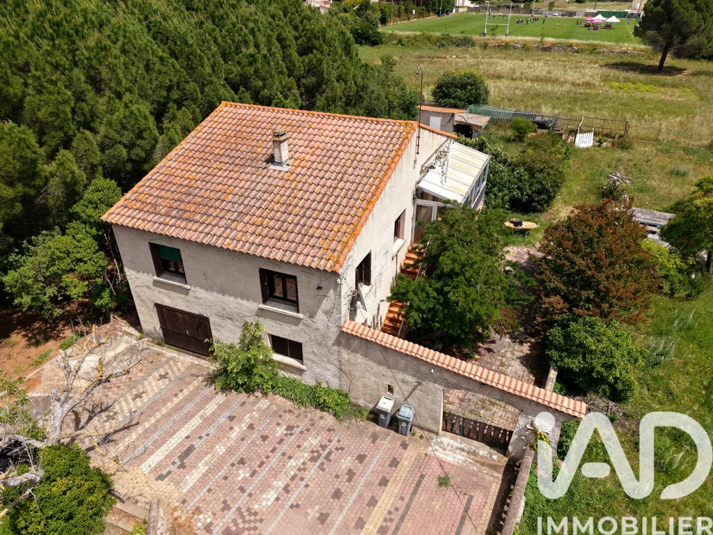 Vista aerea - House with Garden and Balcony in Pézenas