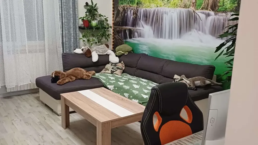 Séjour - Rustic Apartment with Lake View in Mantua