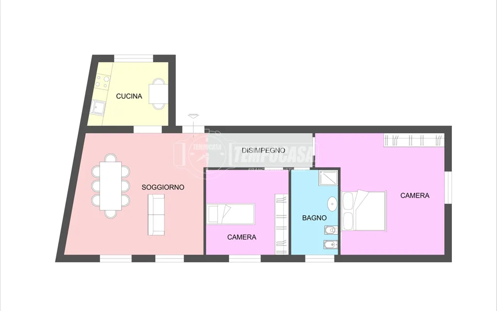 Plan - Independent House with Box in Torrevecchia Pia