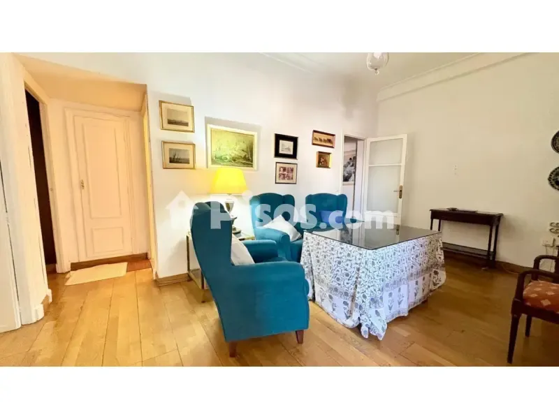Living Room - Spacious Apartment with Balcony in Calle Asunción