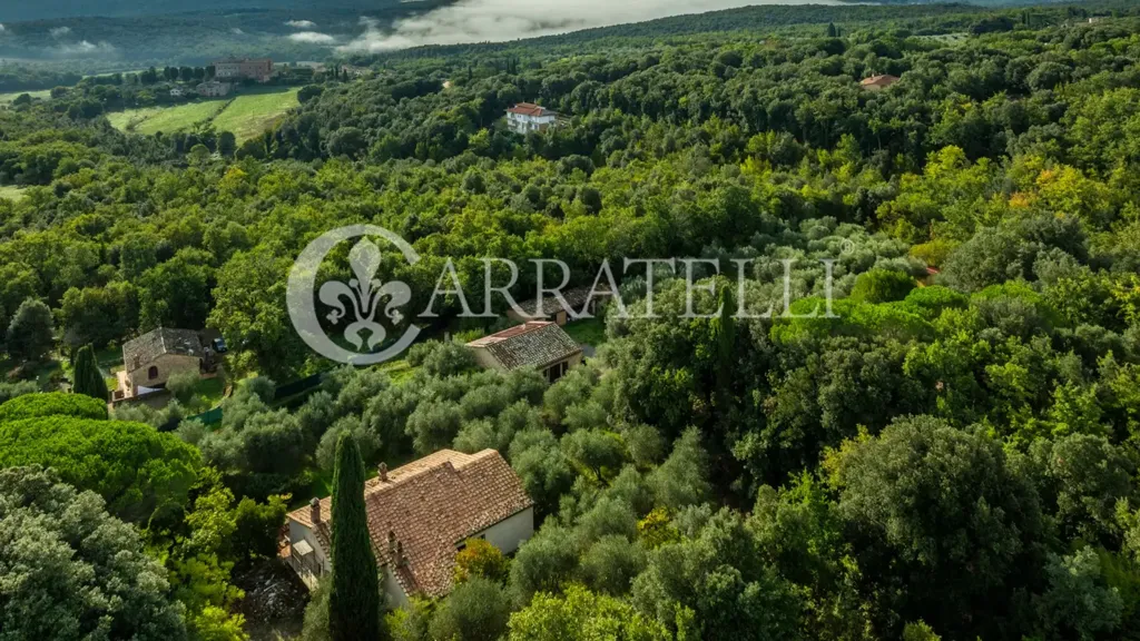 Vue aérienne - Luxury Farmhouse with Pool in Monteriggioni