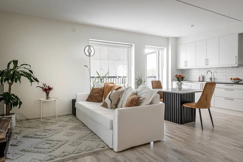 Séjour - Apartment with Balcony in Drottninghög