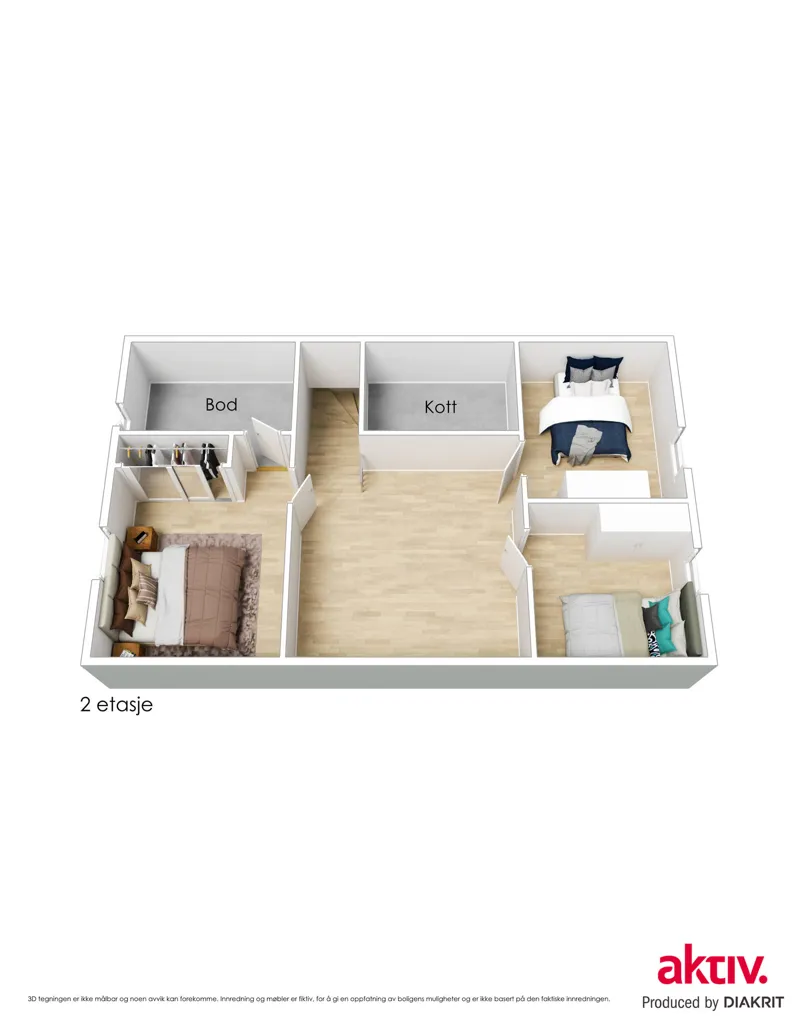 Plan - Modernised Detached House with Garden in Dyrsø