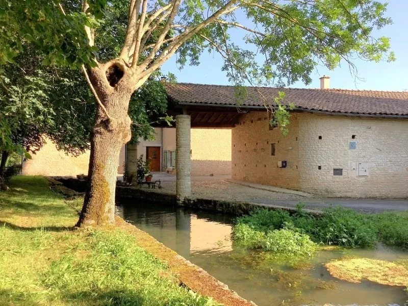 Jardin - Moulin Rénové avec Piscine et Parc près de Niort