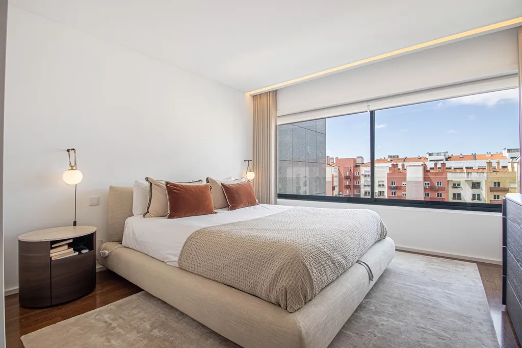 Chambres - 4 Bedroom Apartment with Pool in Alvalade, Lisbon