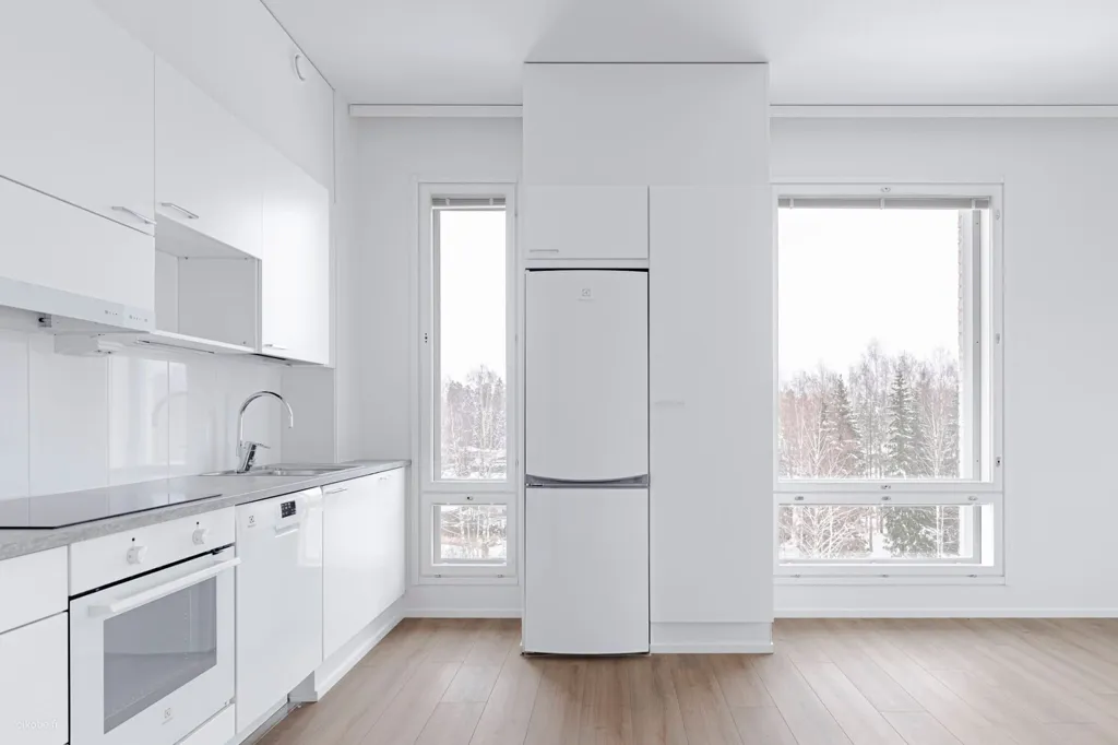 Cucina - Modern Apartment with Balcony in Järvenpää