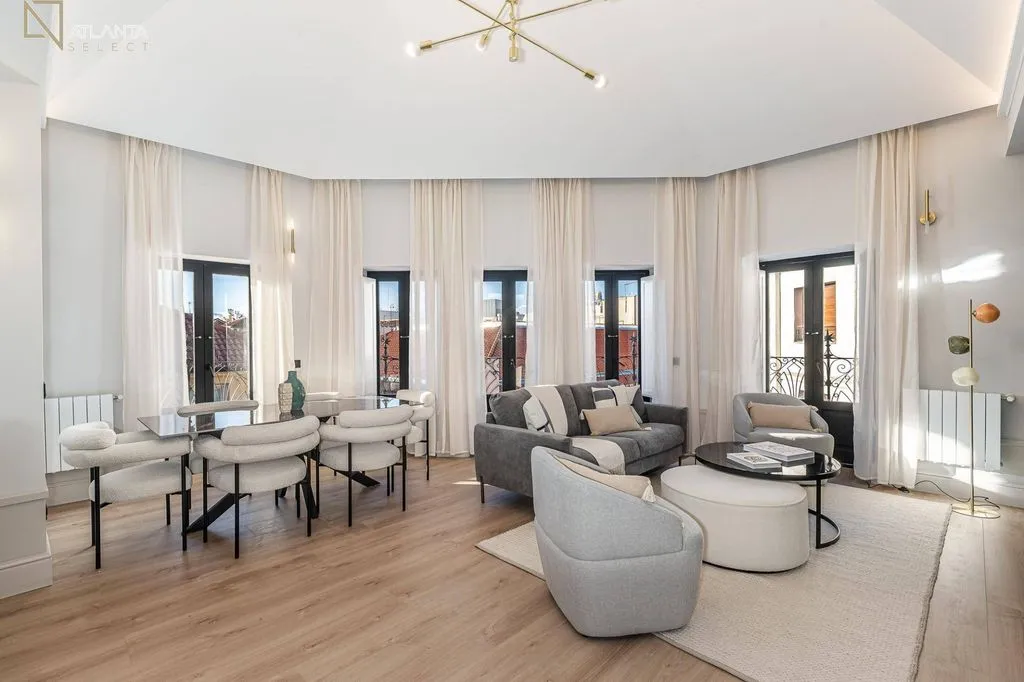 Séjour - Luxury Penthouse with Terrace in Madrid