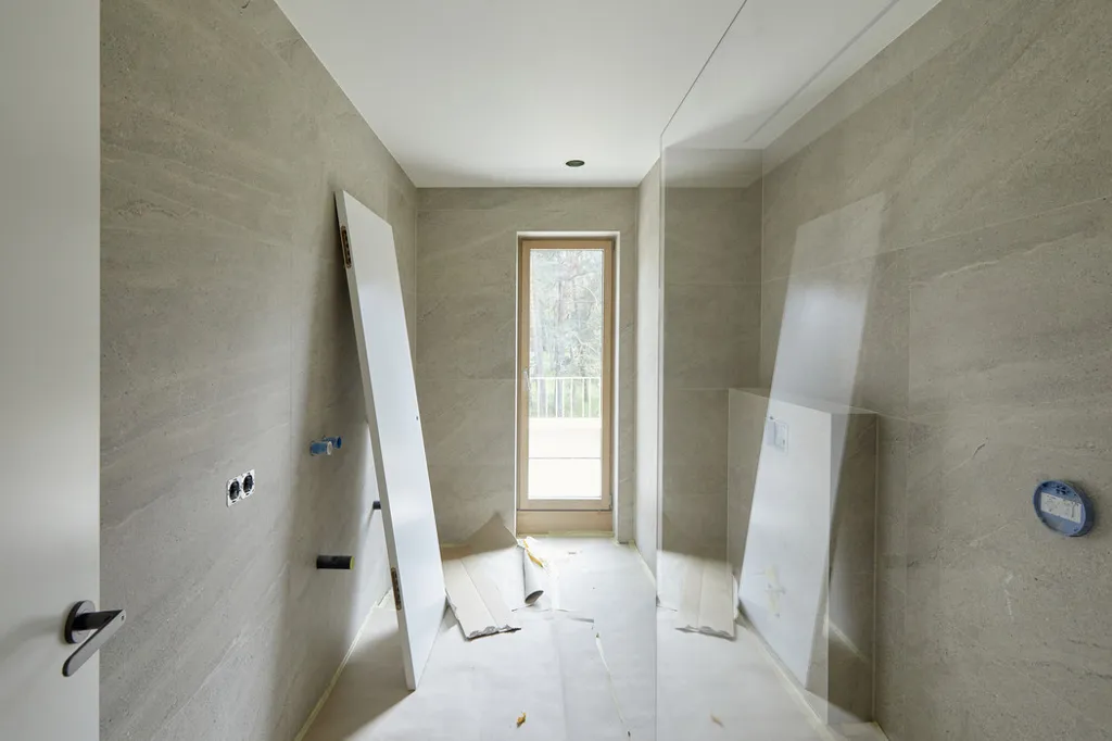 Entrée - Maison Jumelée avec Vue sur Forêt à Bridel