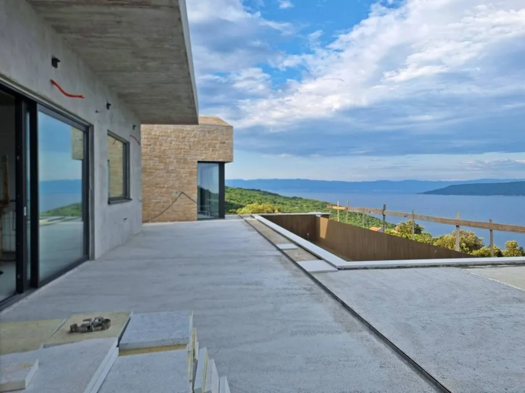 Terrasse - Villa with Sea View in Rabac, Istra