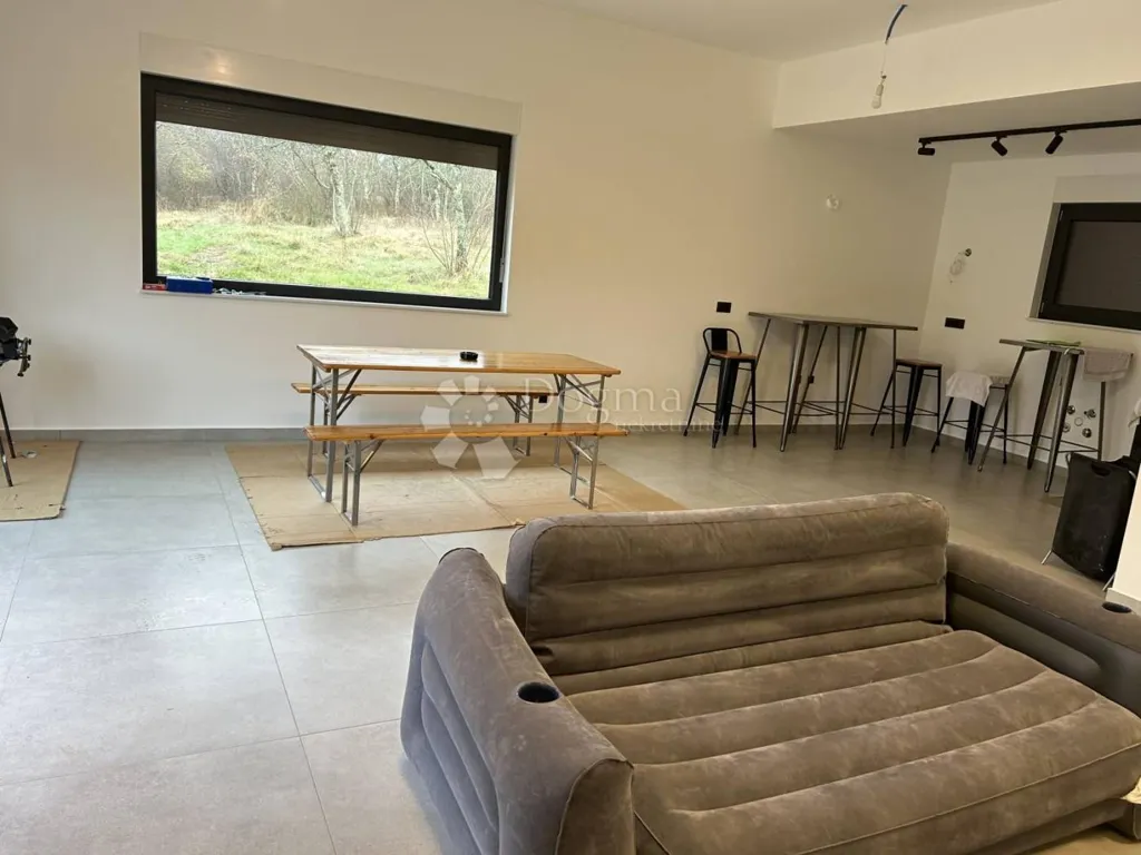 Living Room - Modern Ground Floor House with Garden in Kršan