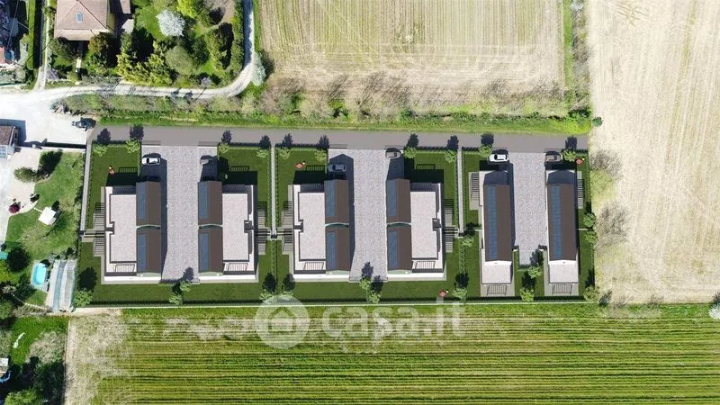 Vista aerea - Newly Built Triplex with Garden in Torri di Quartesolo