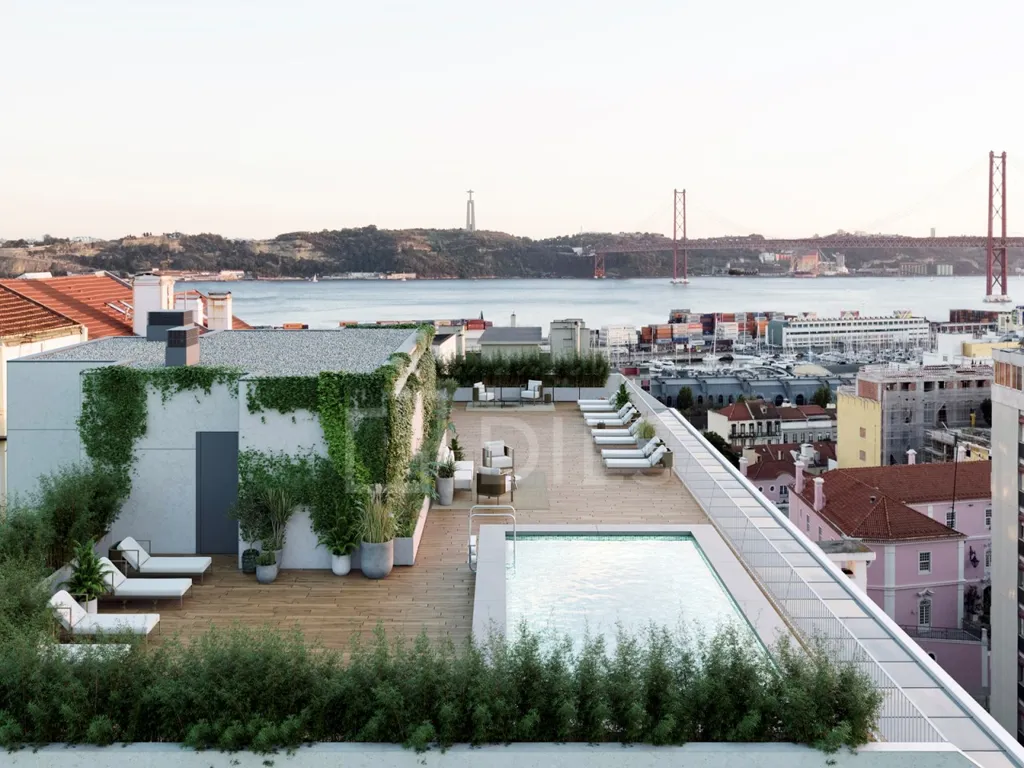 Vista aerea - Shop with Rooftop Access in Lisbon's Estrela