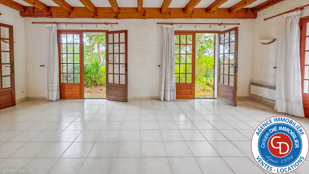 Séjour - Villa de Plain-Pied avec Piscine à Pyla-sur-Mer