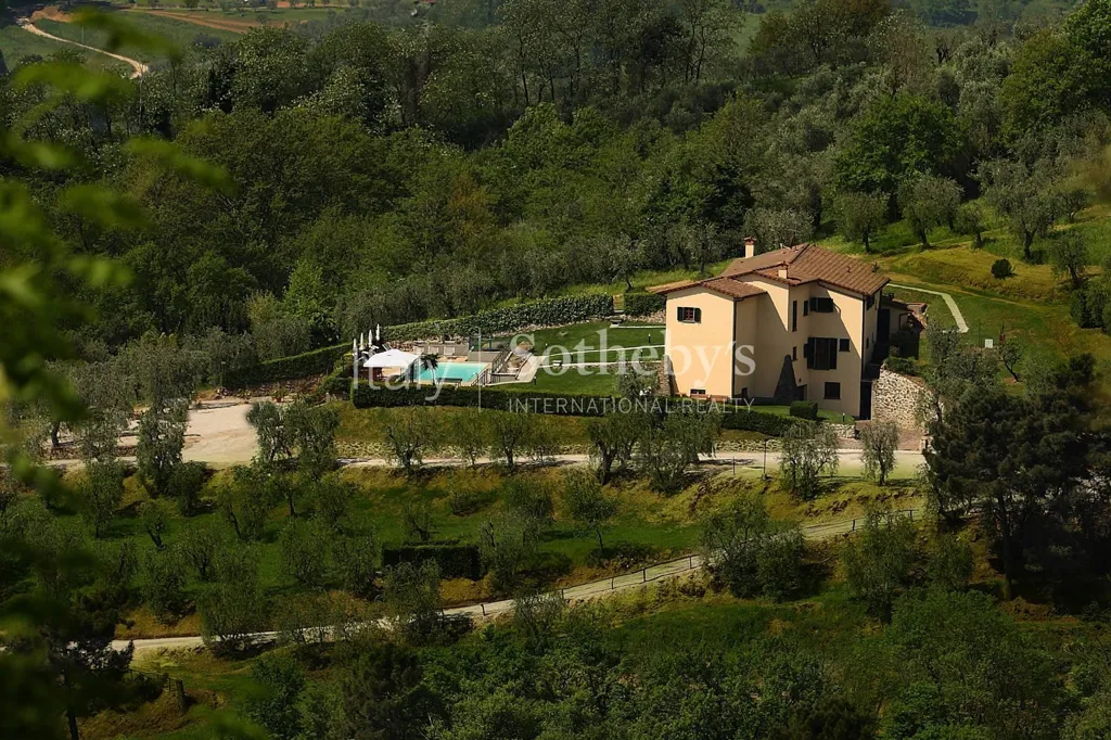 Vue aérienne - Luxury Villa with Pool in Montecatini Terme