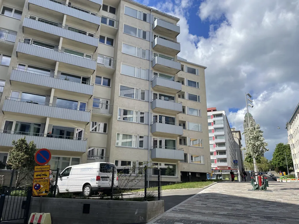 Exterior - Bright Apartment with Balcony in Hakaniemi, Helsinki