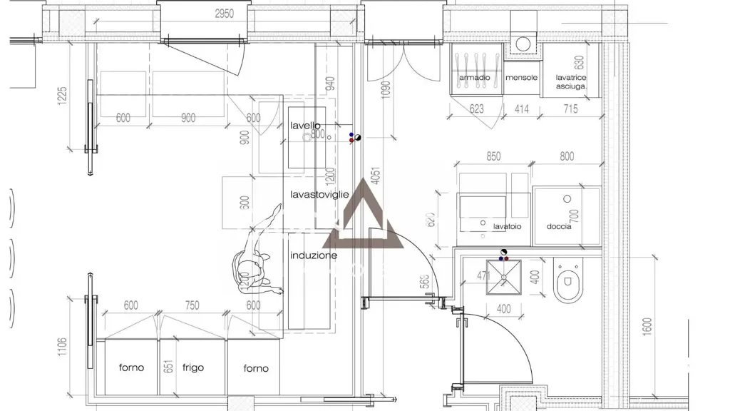 Plan - Attico with Terraces in Treviso