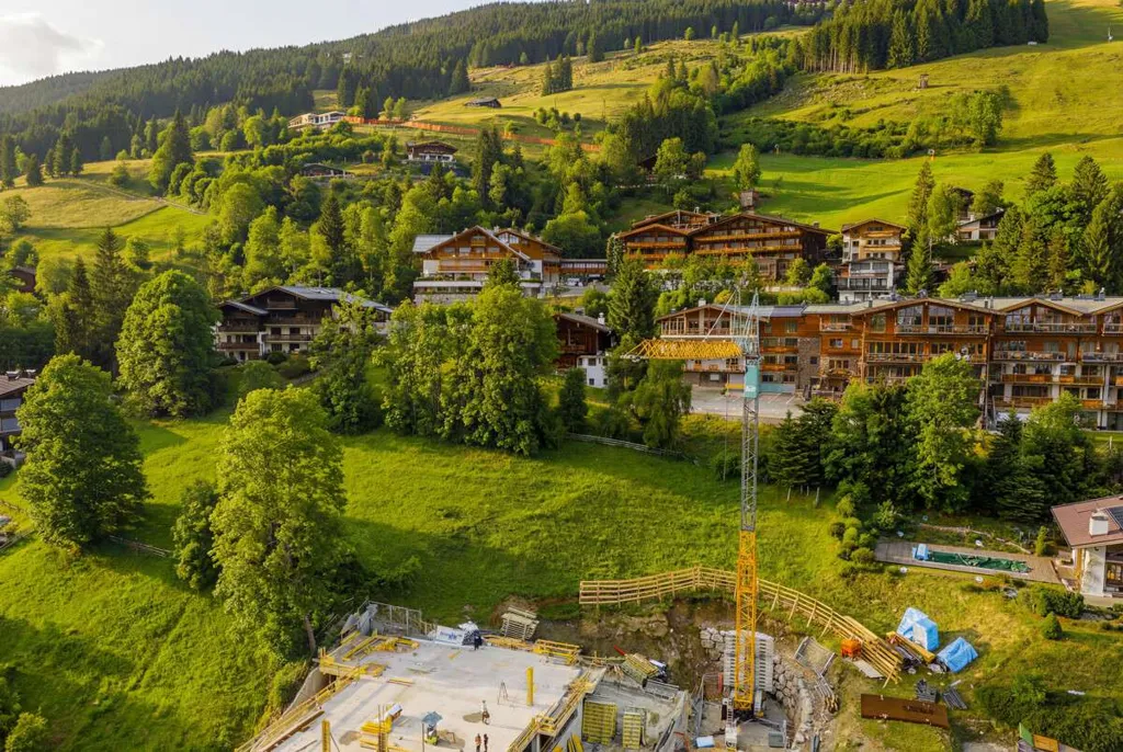 Õhuvaade - Central Plot in Saalbach Ski Area