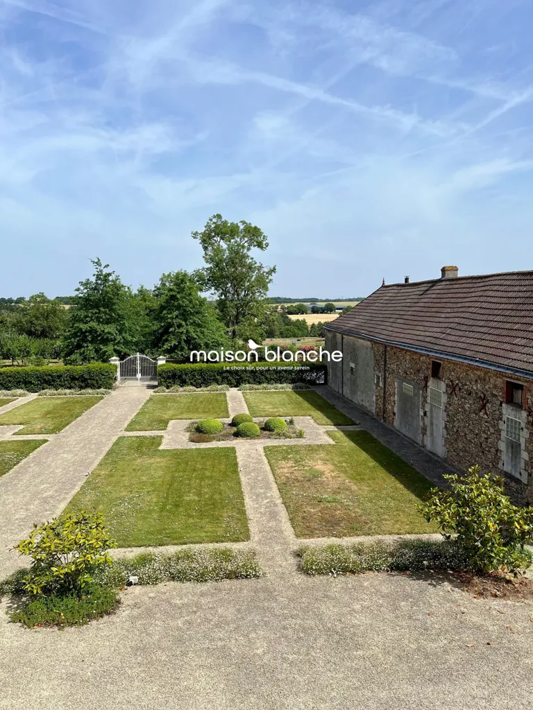 Vista aerea - Characterful Country House with Pool in Vendée