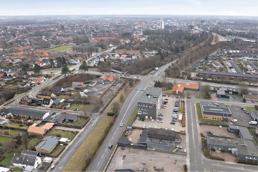 Vue aérienne - Office Space with Elevator in Herning